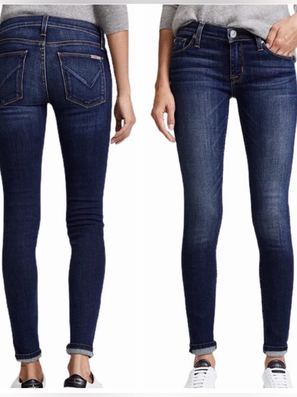 Hudson Krista Super Skinny Dark Blue Denim Jeans Sz 29 NWT‎